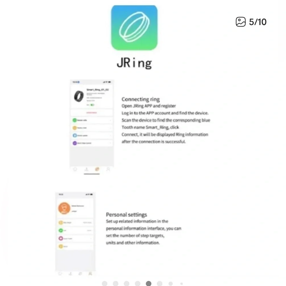 NWT JRing Smart Ring size 11
